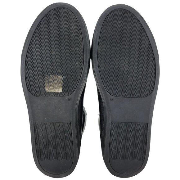 MM6 Maison Margiela Black Nappa Calfskin High Top Sneakers Mens 7 Casual Shoes - Picture 4 of 10